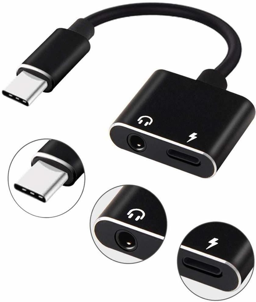 IMMUTABLE Black 88 _charging and audio splitter Type-C to 3.5 MM & Charging Splitter Compatible for MI 6/ MI Note 3 and Android Smartphones Type-C to 3.5mm Audio Phone Converter-image-15