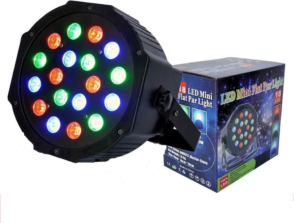 hutaib 18 X 3 = 54W LED PAR LIGHT RGB COLOR Single Disco Ball-picture-39