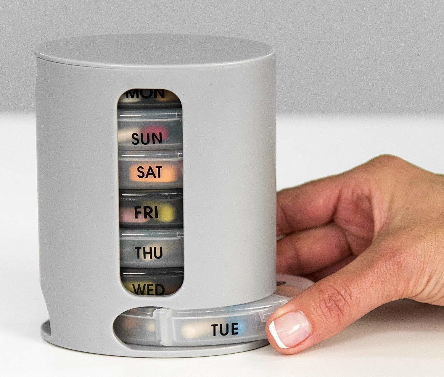 7 Days Tower Pill box organizer with 7 single box & 4 Weekly Pill Organizer (Pack of 1) Pill Box-image-27