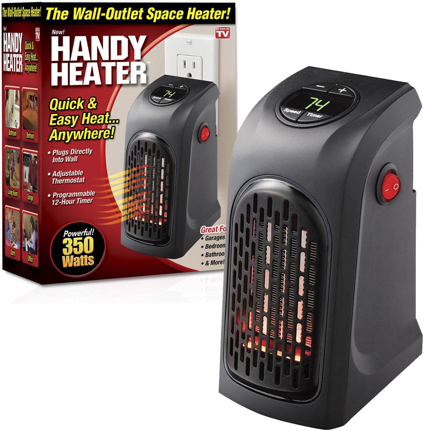 Warm Air Blower Mini Electric Portable Handy Heater Fan Room Heater (Black) Fan Room Warm Air Blower Mini Electric Portable Handy Heater Fan Room Heater (Black) Fan Room Heater Fan Room Heater-image-12