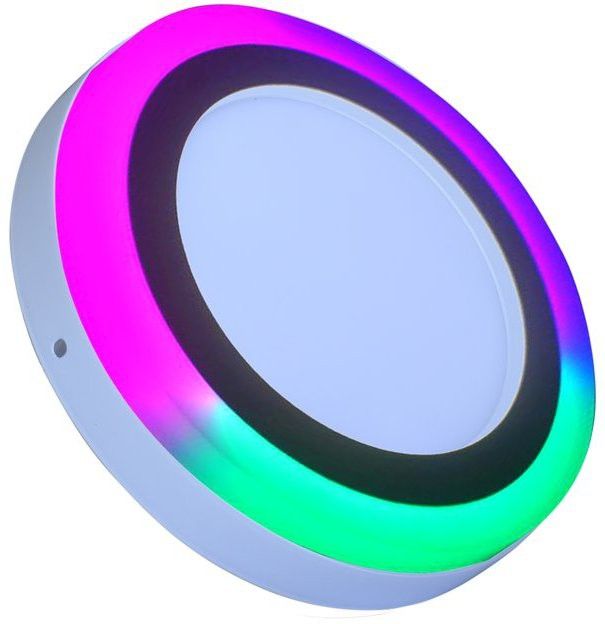 6Watt LED White+PGB Round Surface Panel Lights (Pack of 1) Ceiling Light Ceiling Lamp-image-26