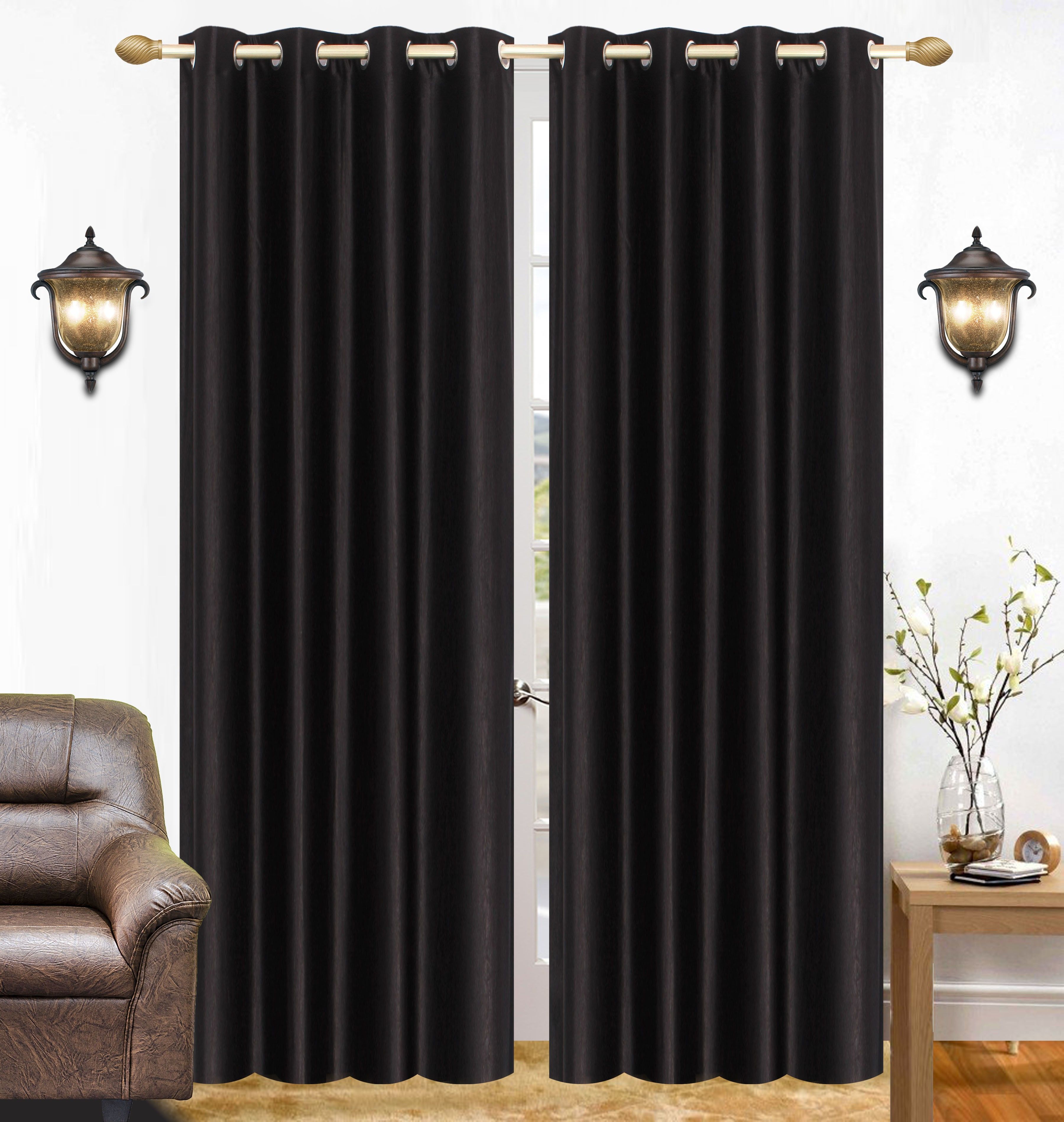 274 cm (9 ft) Long Door Polyester Room Darkening Curtain (Pack Of 2)-image-28