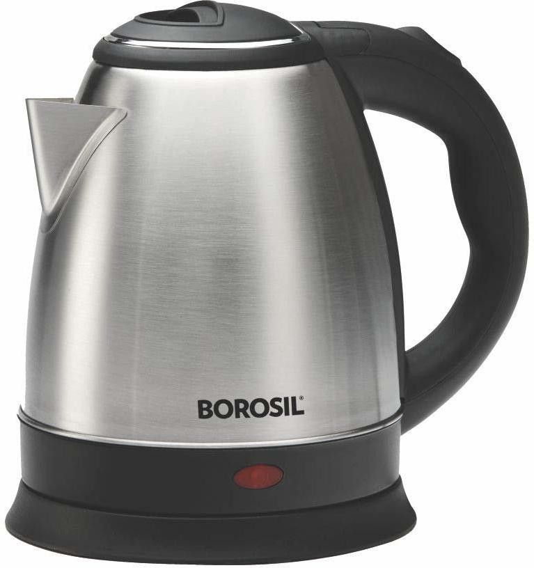 borosil Rio Stainless Steel Electric Kettle,1.5Litres,1500-Watts,Silver-Black Beverage Maker-picture-46