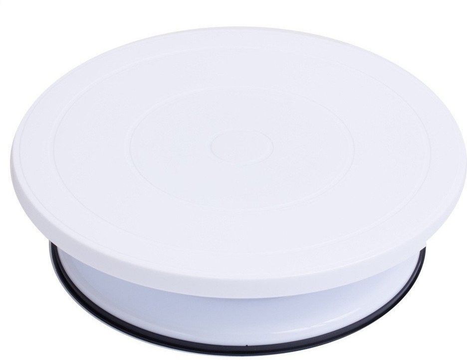 Plastic Cake Decorating Revolving Turntable, White Full Cake Maker Cake Maker