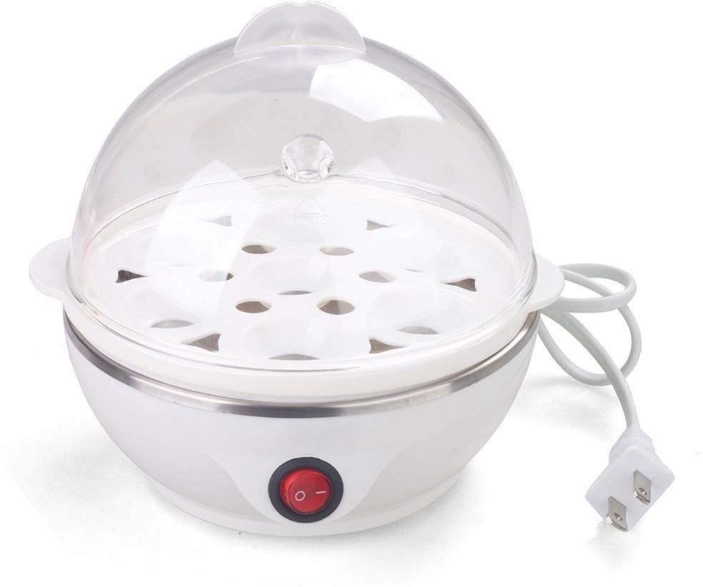 Egg Cooker Electric Egg Maker with Measuring Cup Steamer Boiler 7 Capacity Automatic Shut Off White Egg Poacher EGG COOKER Egg Cooker-image-3