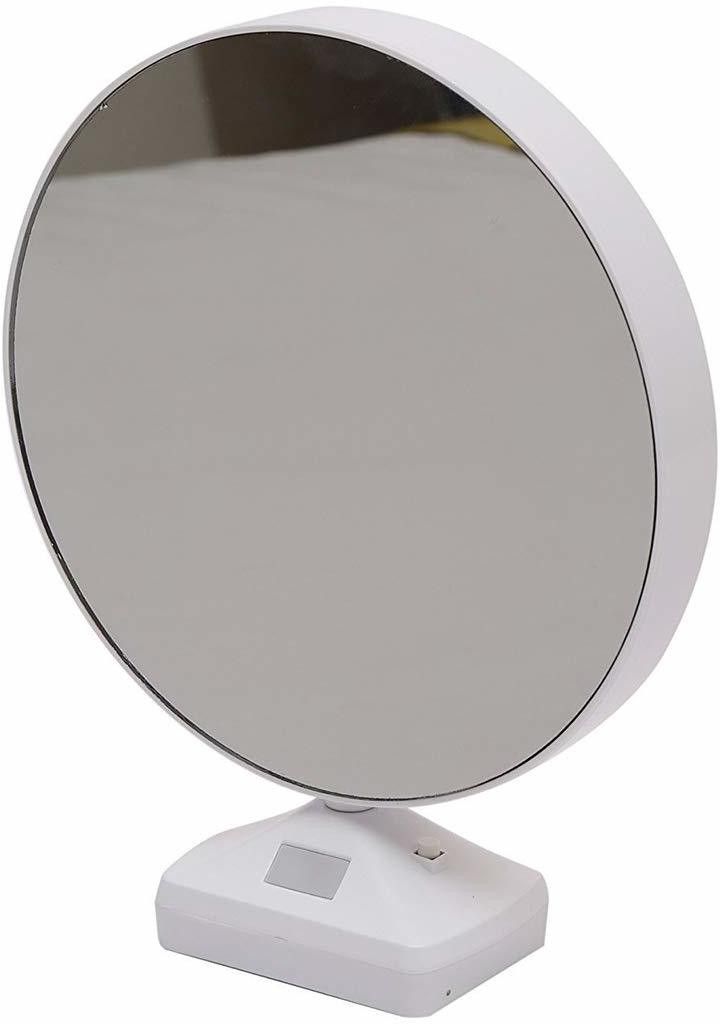 Round Magic Mirror Photo Frame Gift/Showpiece with usb cable led photo frame 6 inch magic mirror, led photo frame-image-12