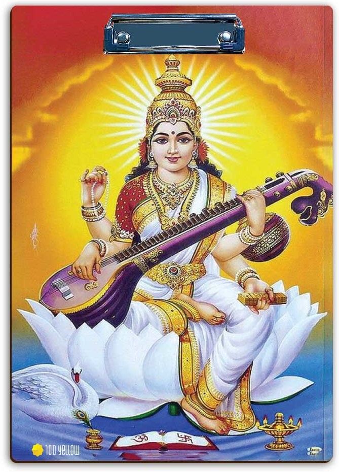 goddess Saraswati printed Exam Board-image-43