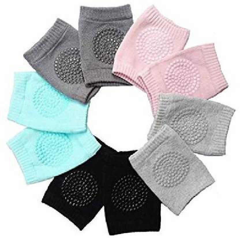 Set Of 5 Pair Multicolor Baby Knee Pads (Knee socks) Multicolor Baby Knee Pads