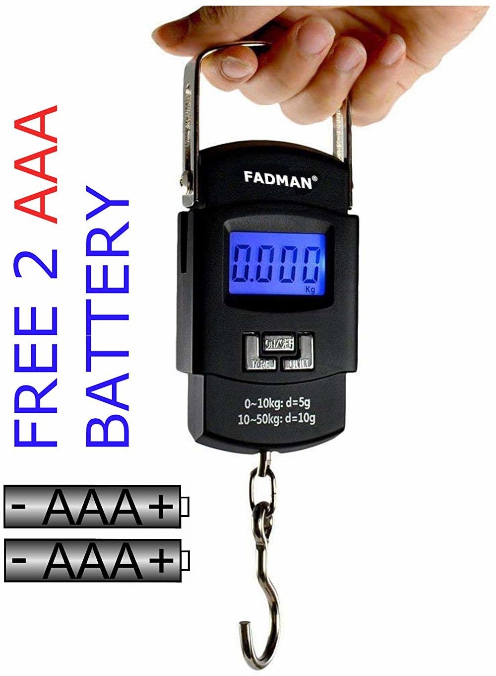 FADMAN 50 kg Hook Type Digital Led Screen Portable Luggage Type-02 FD-02 Weighing Scale