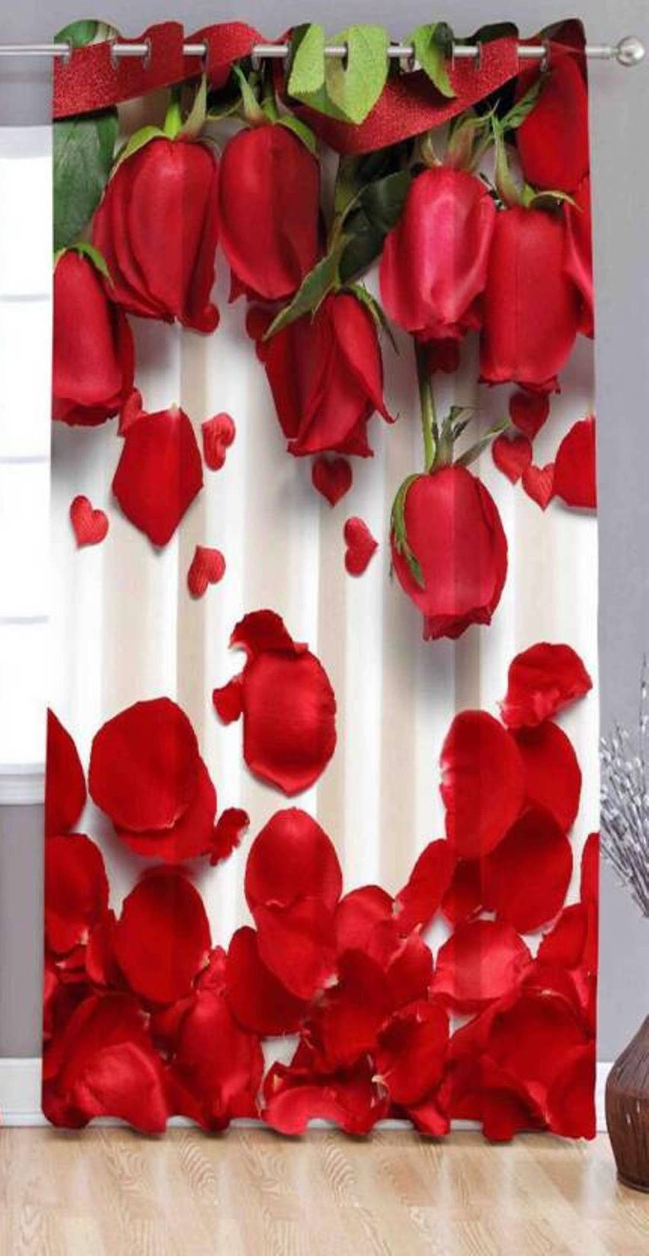 bella true 151 cm (5 ft) Window Polyester Semi Transparent Curtain Single Curtain-picture-11
