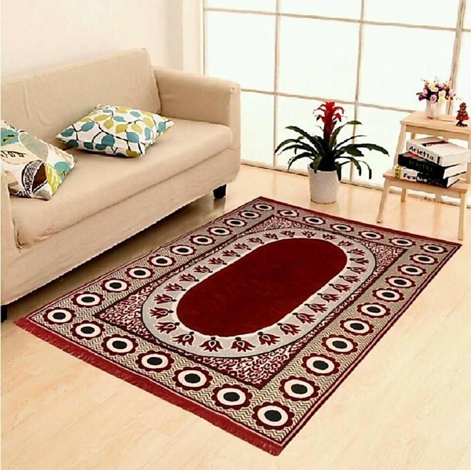 rs enterprises Multicolor Cotton Carpet-picture-28