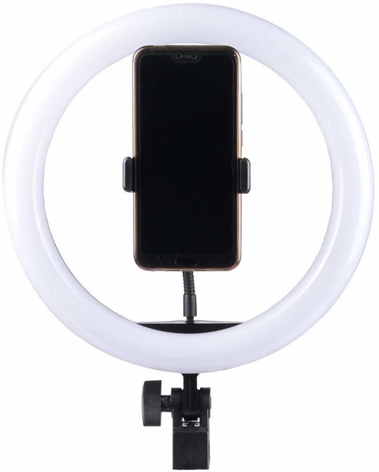 HIFY 10 inch Big Selfie Ring Light for Live Stream-LED Ring Light with Phone Holder Dimmable Makeup Light with 3 Light Mode,10 Level Brightness for Tik-Tok YouTube Ring Flash-image-46