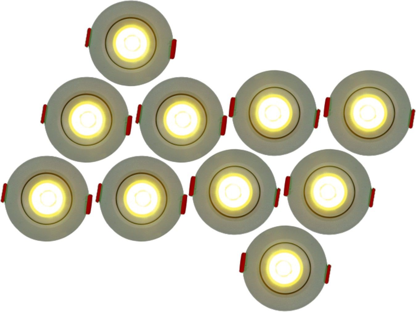 3 Watt Round LED COB Warm White Focus Light for (Set 10) POP Recessed Ceiling Lamp-image-16