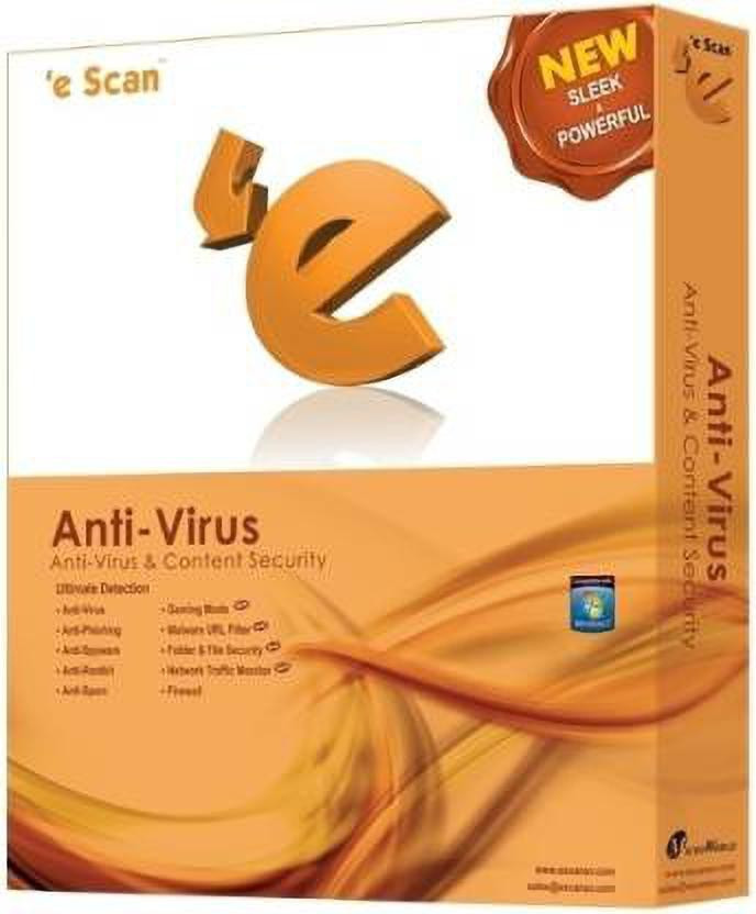 ESCAN Internet Security 2 User 1 Year image 1