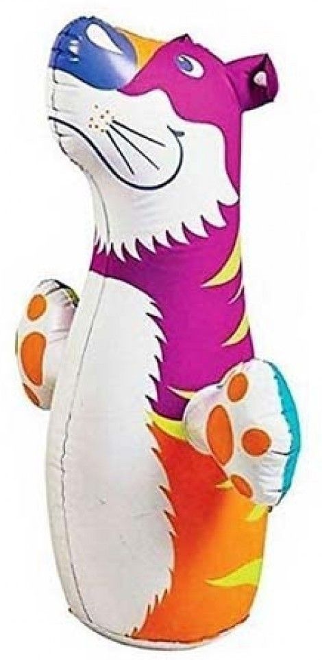 INFLATABLE PRODUCT HIT ME TIGER-WHITE Inflatable HitMe Toys