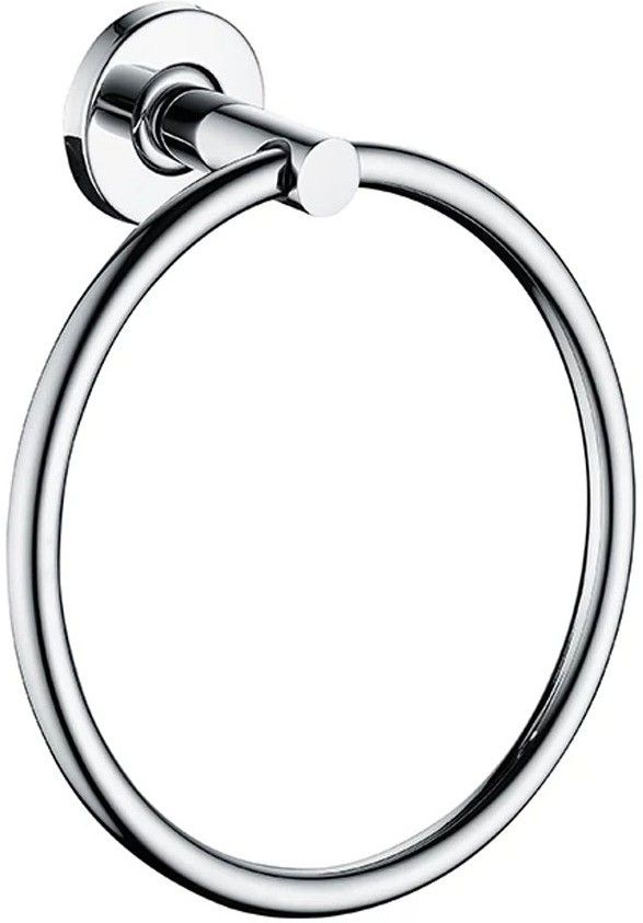 istar New Round Pipe Napkin Ring/Towel Ring/Napkin Holder/Towel Hanger(Silver Chrome) - Pack of 1 Silver Towel Holder-picture-19