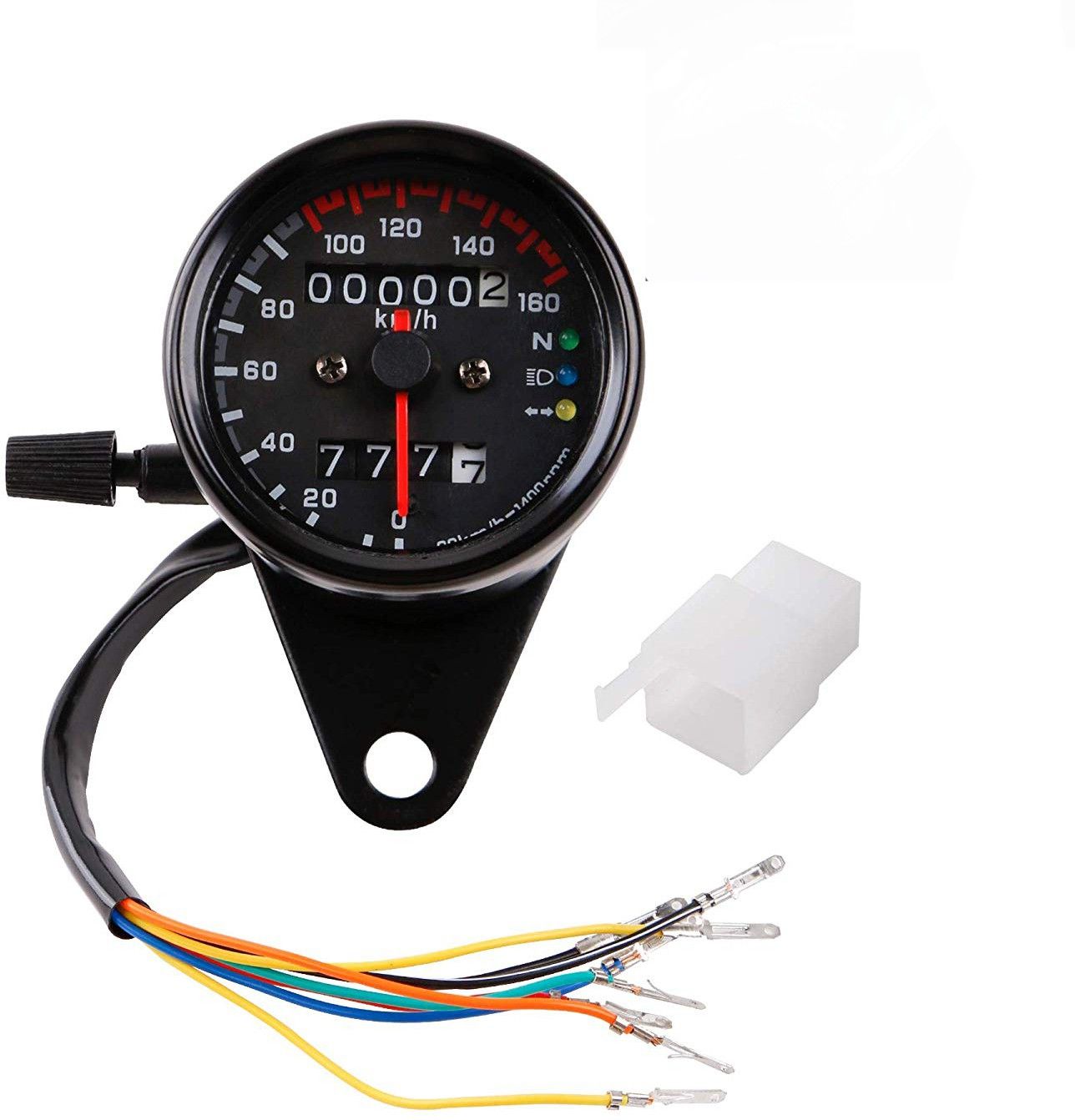 futurekart Motorcycle speed meter, motorcycle universal with LED backlight Digital Speedometer-picture-11