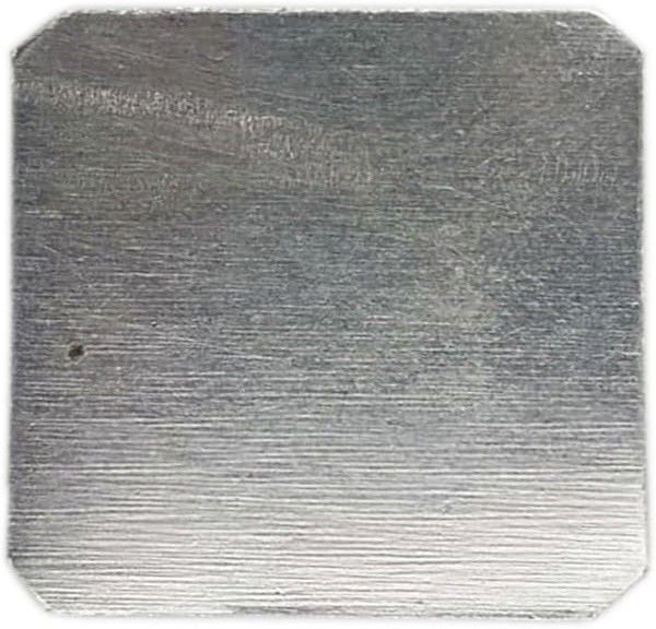 Pure Silver Piece (Chandi ka Tukda) for Wallet, Purse & Locker (Lal Kitab Remedy) Decorative Showpiece-1.4 cm