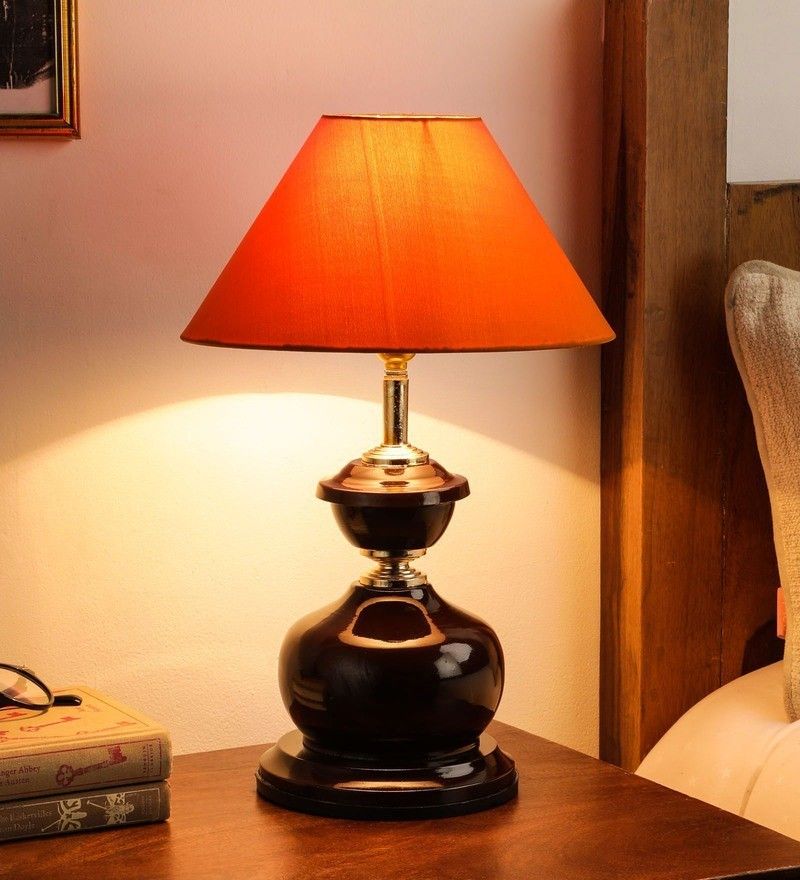 Orange Cotton Table Lamp-image-44