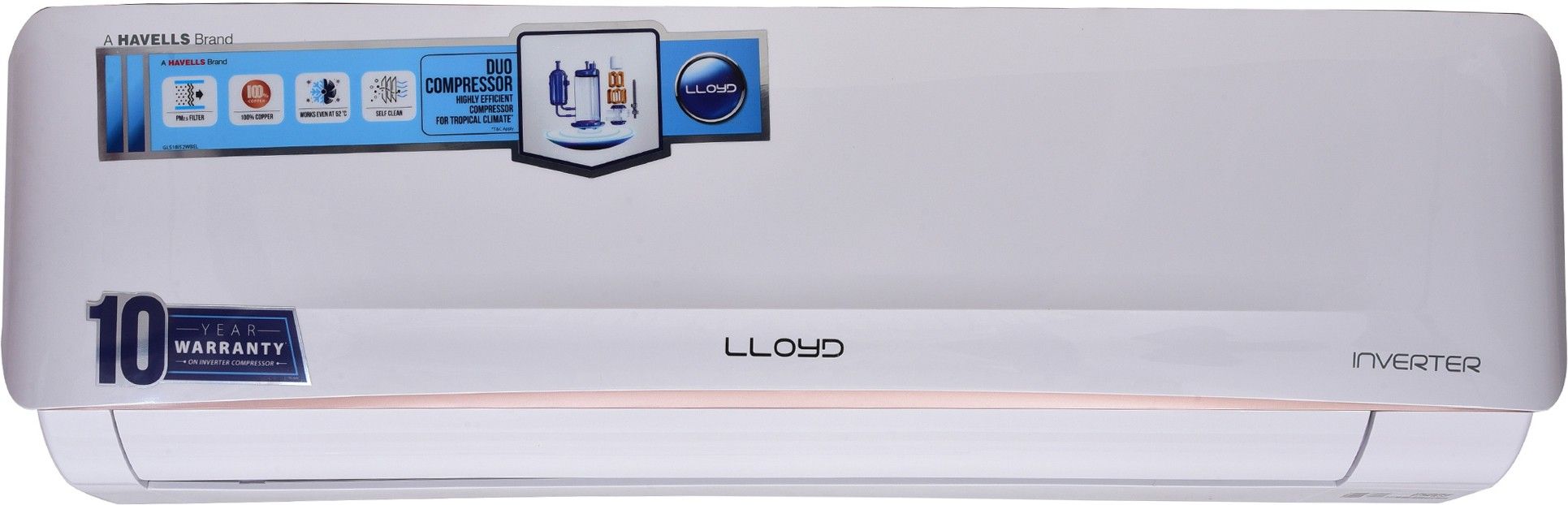 lloyd 1.5 Ton 5 Star Split Inverter AC with PM 2.5 Filter- White-picture-14