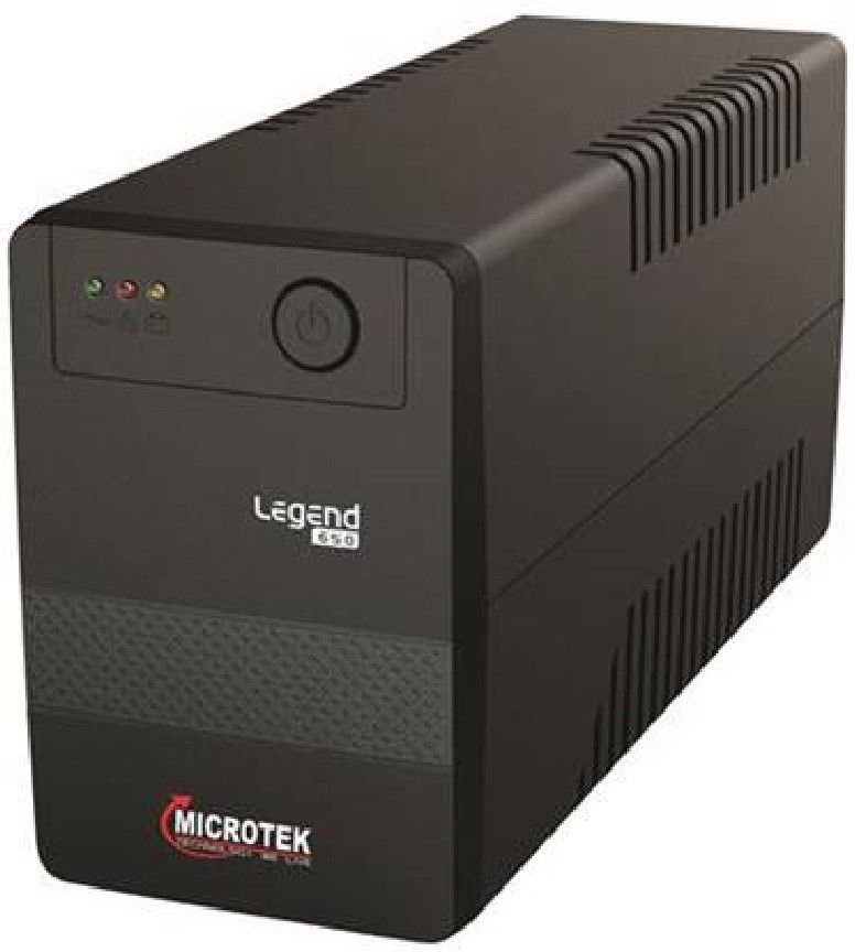 Microtek Line Interactive UPS LEGEND 650 230 V Line-interactive Tower Model UPS with Overload Protection 3 Outlet Plugs
