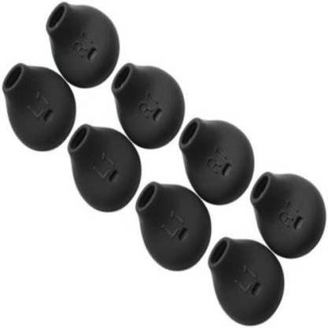 Qweezer 8 Pcs ( 4- Pair) New Black Earbuds cover Anti-Slip Silicone Replacement Ear Tips U EO-BG920 Bluetooth Earphone Silicone replacement In The Ear Headphone Cushion-image-20