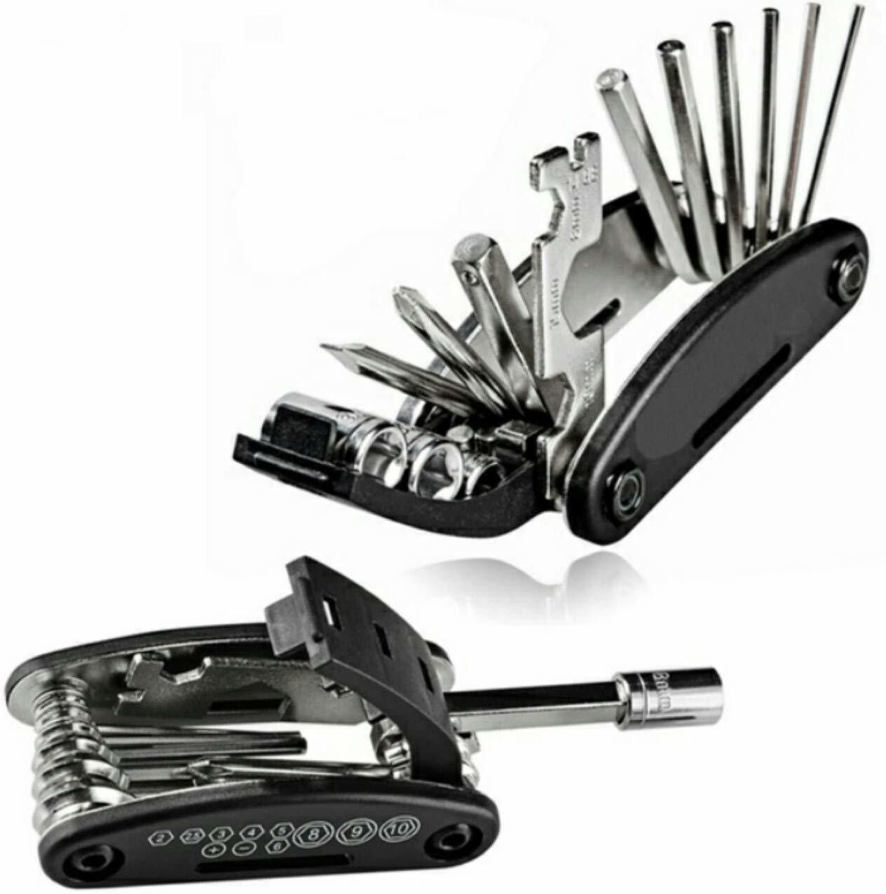 13 in 1 Multifunctional Bicycle Repair Toolkit Complete Tool Set for Bike (Steel) Cycling Stand