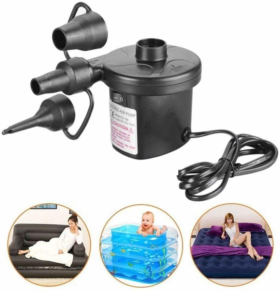 moonza AC Electric Vaccum Air Pump Inflates/Deflates Sofa, Bed, Swimming Pool, Inflatable Furniture Pump-picture-28