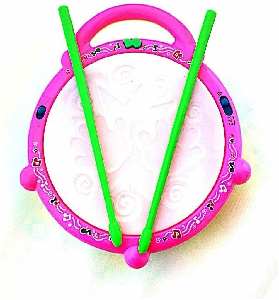 Kids Multicoloured Flash Drum Set With Music and Lights Electronic Touch Flash Visual 3d Lights with 3 game mode & Dynamic Music Toy For Kids and for Return Gift-image-44