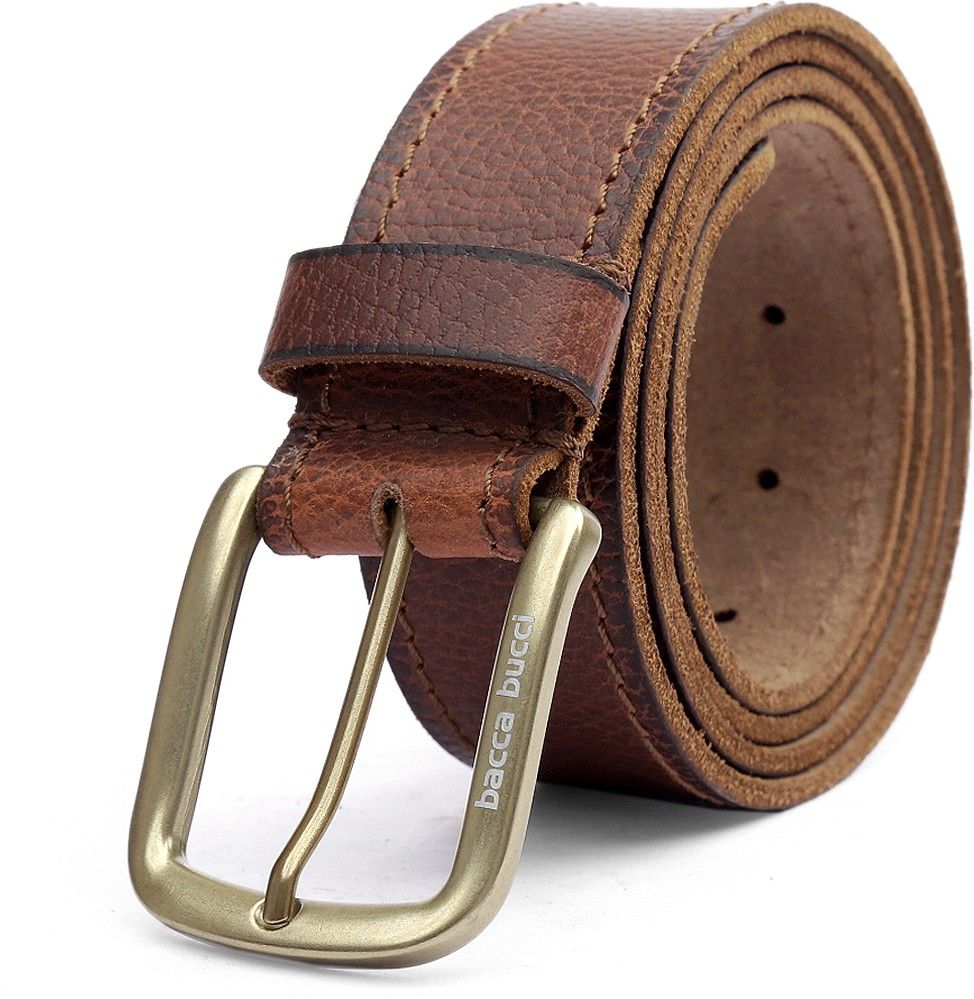 bacca bucci Men Casual, Evening, Party, Formal Brown Genuine Leather Belt-picture-18
