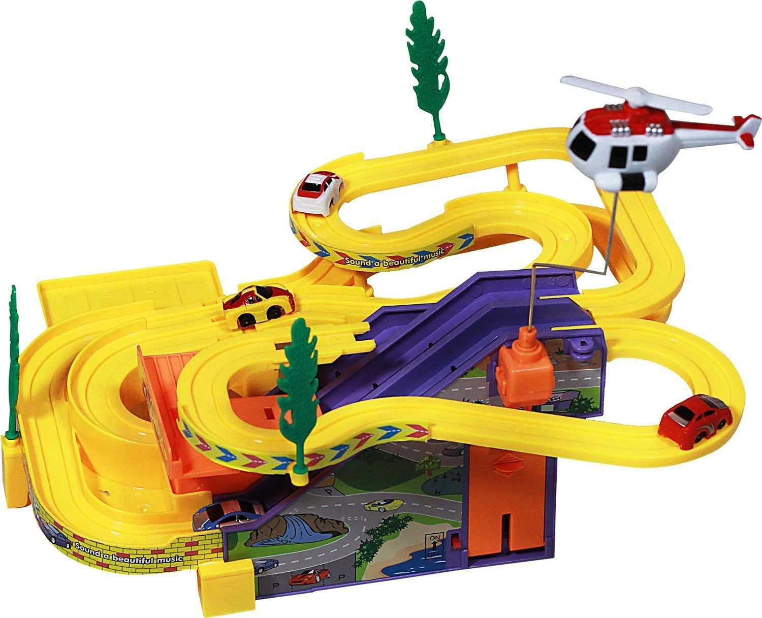 Musical car race ramp track racer for kids-image-43