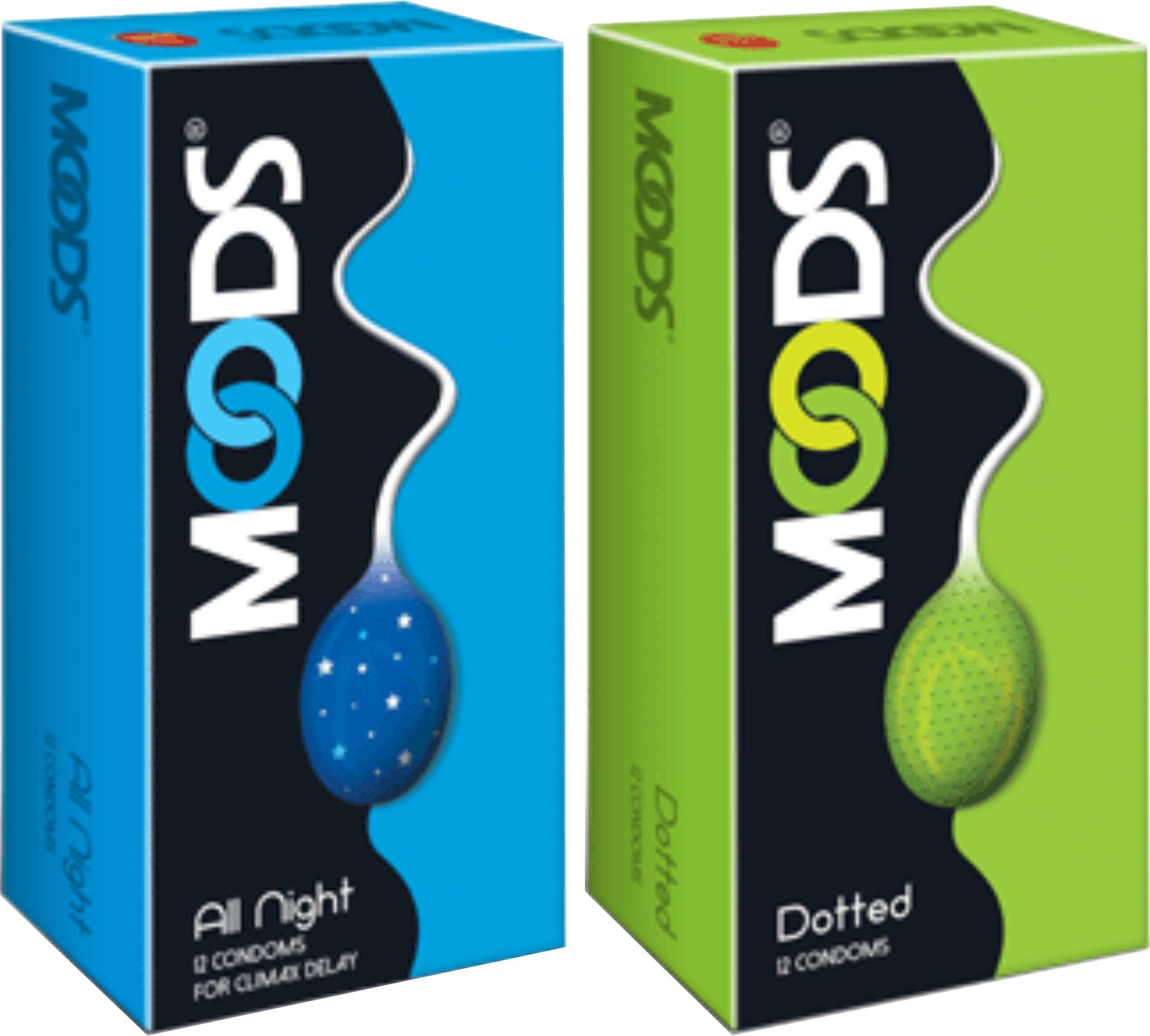 moods CONDOMS ALL NIGHT AND DOTTED 12S (PACK OF 2) Condom-picture-9