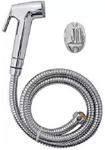 unique creation Jet Spray Anox 1 Meter Ss Shower Tube & Wall Hook Faucet Set-picture-14