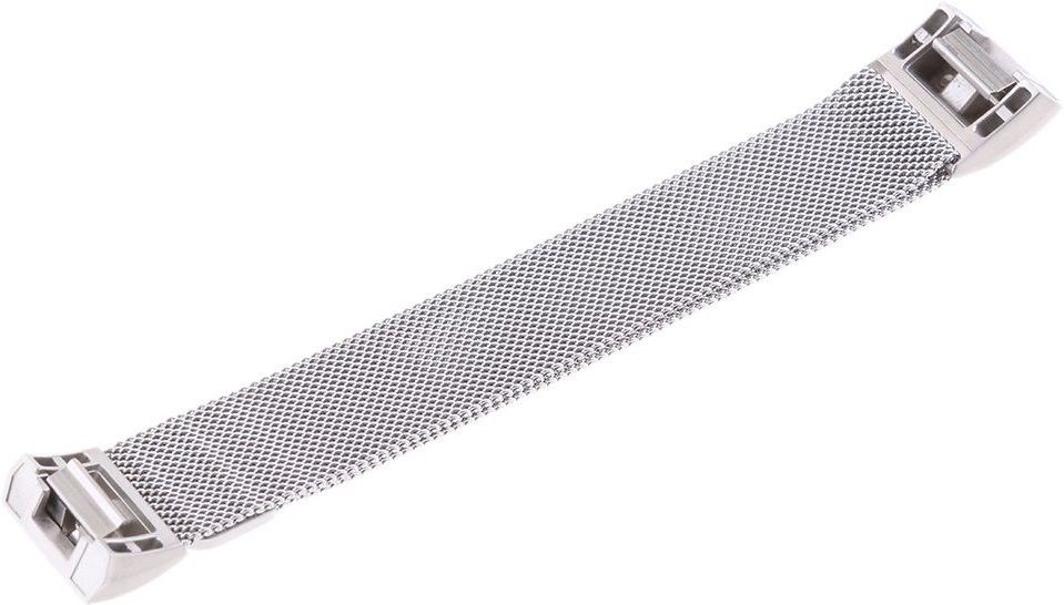 Maxxlite Stainless Steel Writband Watchband with Unique Magnet Clasp (Silver) Smart Band Strap-image-4