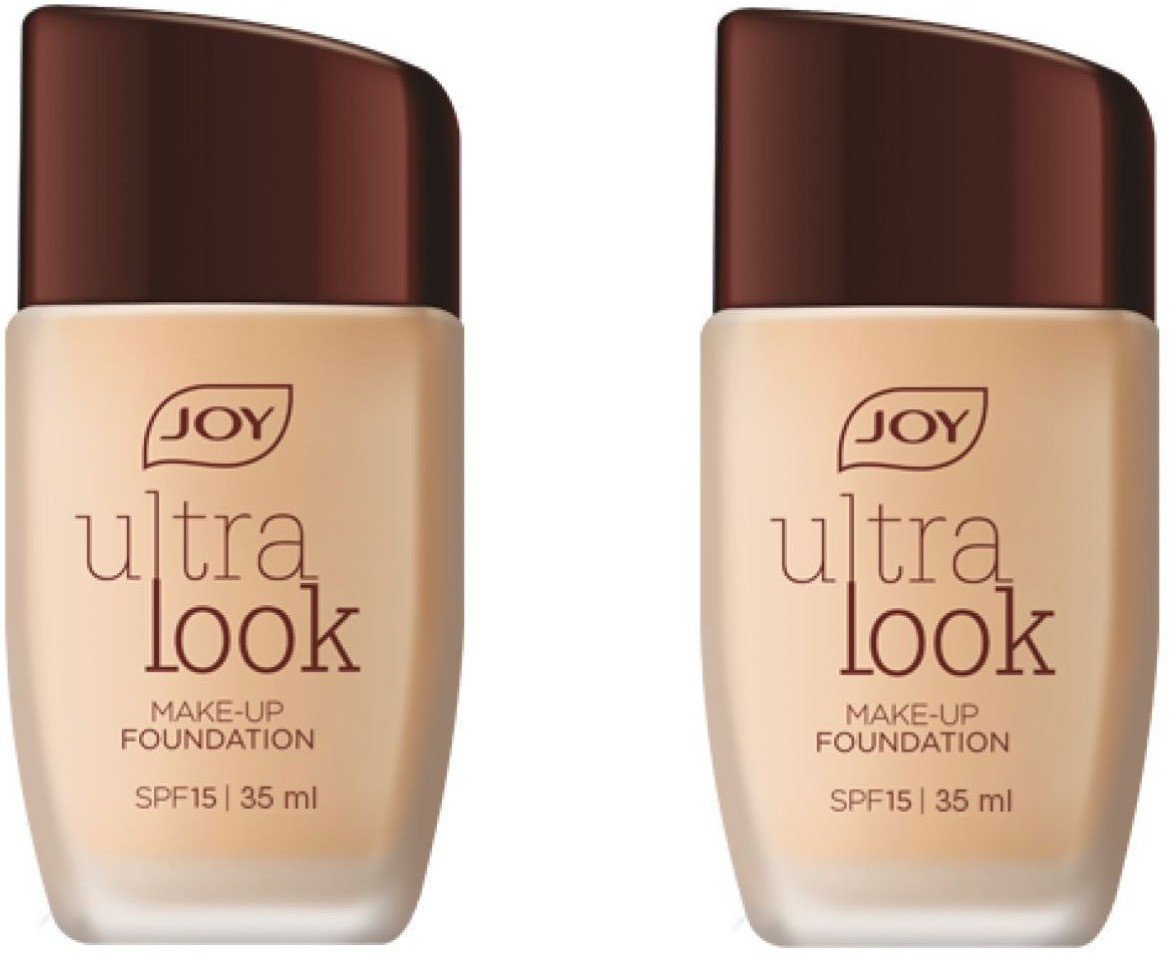 joy ultra look make up foundation SPF 15 35 ml * 2 ( pack of 2) Foundation image 1