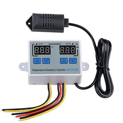 Solnoi Electronics W1099 Digital Temperature Humidity Controller Home Fridge Thermostat Humidistat 10A Multipurpose Controller-image-1
