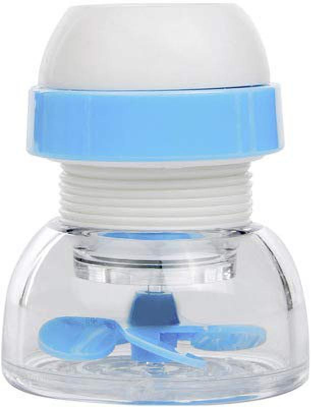 rixim 360 ° Rotating Adjustable Kitchen Sink Water Saving Plastic Filter Nozzle Faucet Tap Tap Mount Water Filter image 1