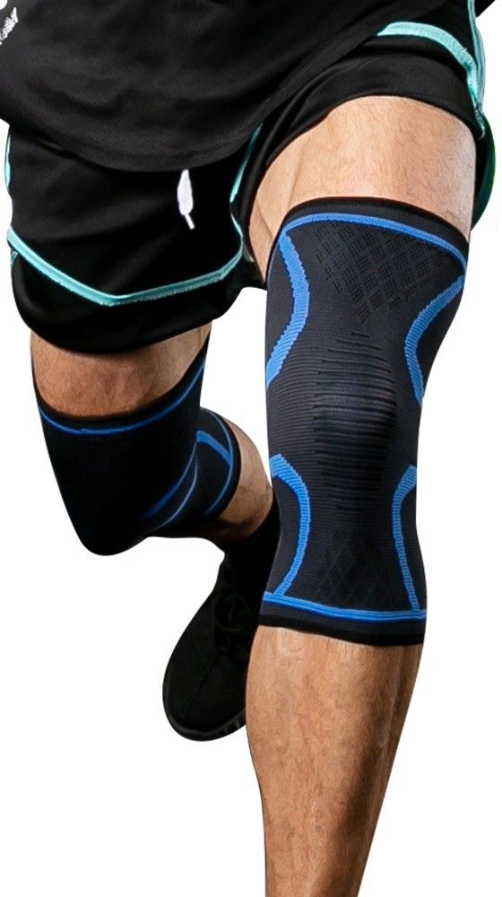 leosportz (1pair) of Sports Pain Relief knee sleeve knee cap knee guard Knee Support-picture-14