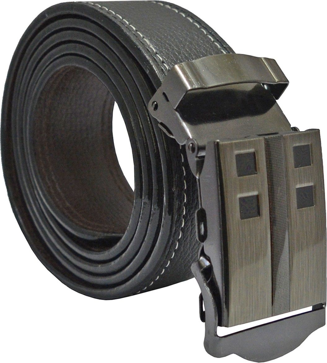 heneda Men Formal Black Synthetic Belt-picture-11