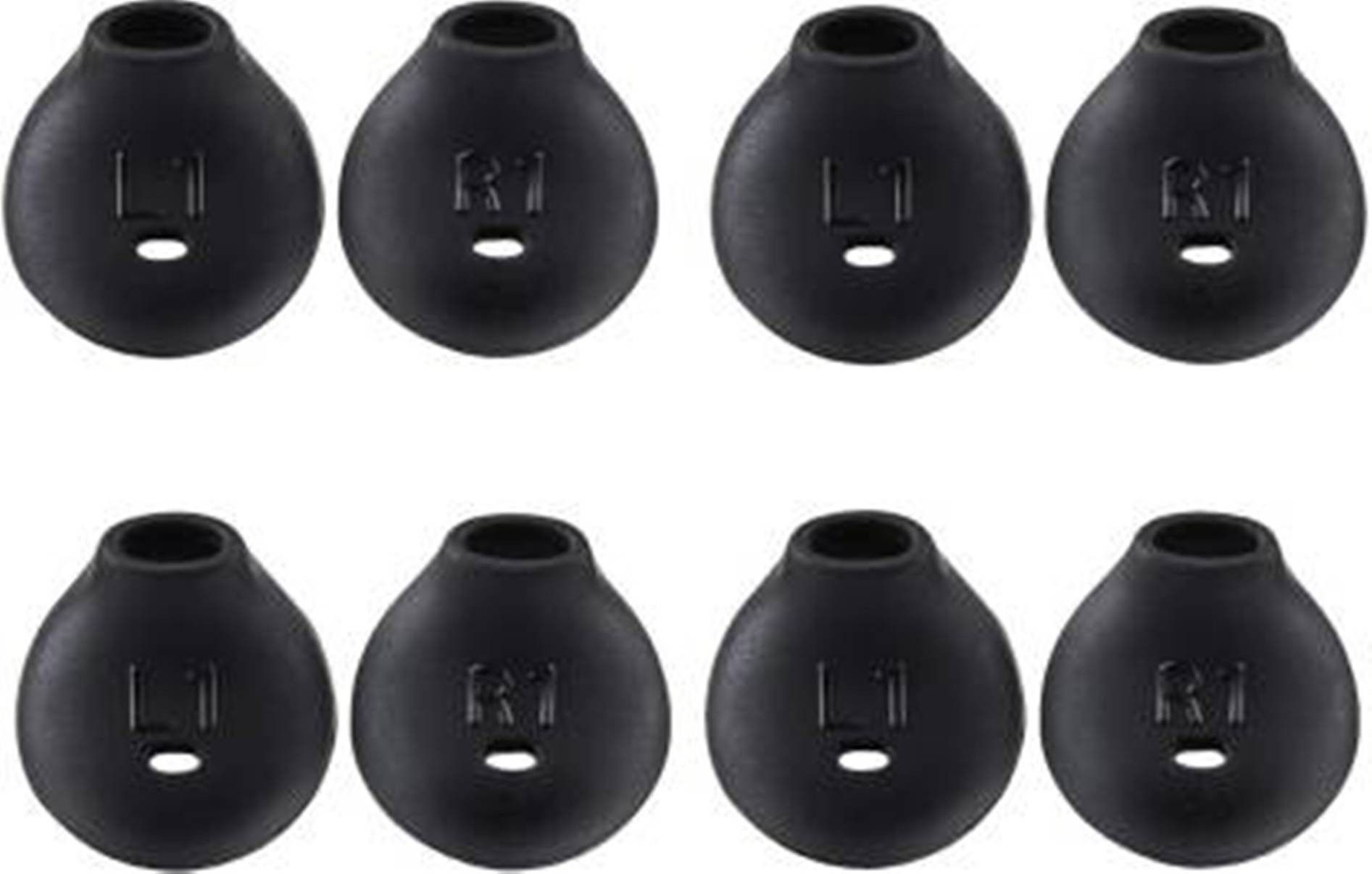 BBM 8 Pcs ( 4 Pair) Earbuds cover Anti-Slip Silicone Replacement Ear Tips Level U EO-BG920 Bluetooth Earphone (Black) In The Ear Headphone CushionÂ Â (Pack of 8 , Black In The Ear Headphone Cushion-image-16