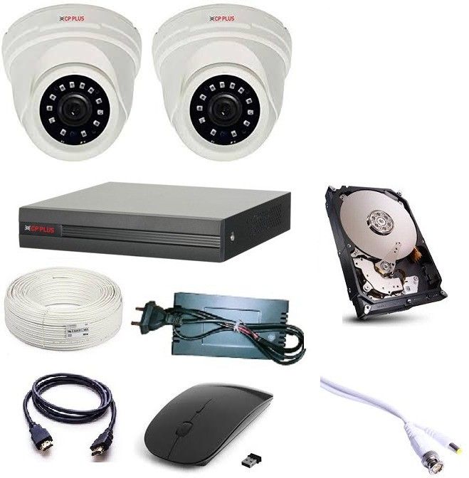 CP PLUS CP PLUS (1MP) 2 DOME CAMERA,4 CHANNEL DVR, 4 CHANNEL POWER SUPPLY,500 GB HARD DISK,HDMI,MOUSE,BNC DC,90M WIRE BUNDLE Security Camera-picture-26