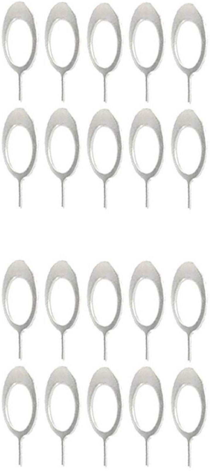 BBS PRO ( Pack of-20 pcs) SIM-Card-Tray-Open-Eject-Pin-Removal-Tool-Needle-Opener-Ejector-for-All-Phones- Sim Adapter (Steel) Sim Adapter