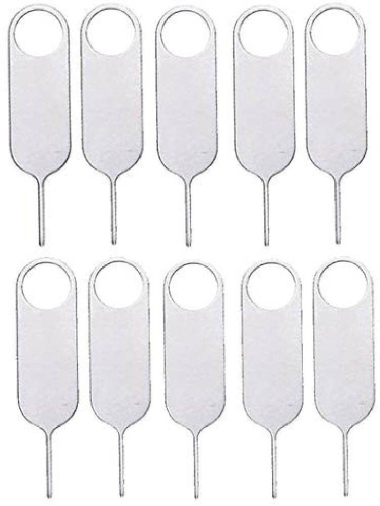 BBS PRO ( Pack of-10 pcs) SIM-Card-Tray-Open-Eject-Pin-Removal-Tool-Needle-Opener-Ejector-for-All-Phones- Sim Adapter (Steel) Sim Adapter
