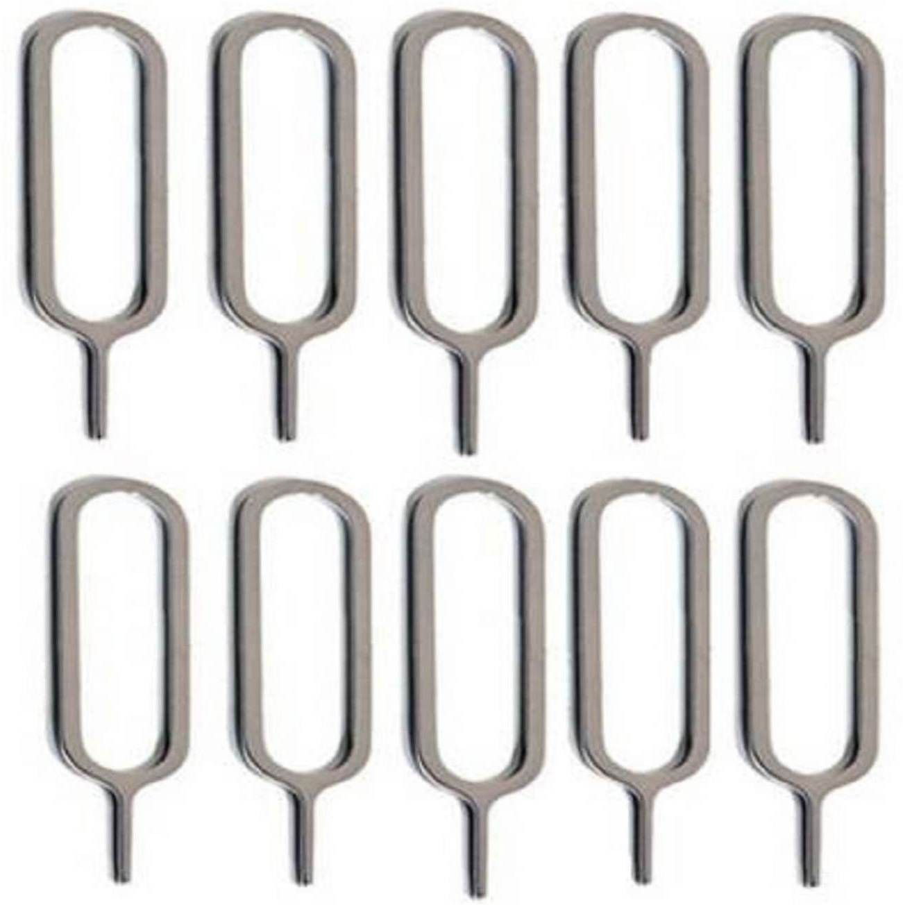 BBS PRO ® (Pack of-10 Pcs ) SIM Card Tray Open Eject Pin Removal Tool Needle Opener Ejector for All Phones Sim Adapter (Steel) Sim Adapter-image-11