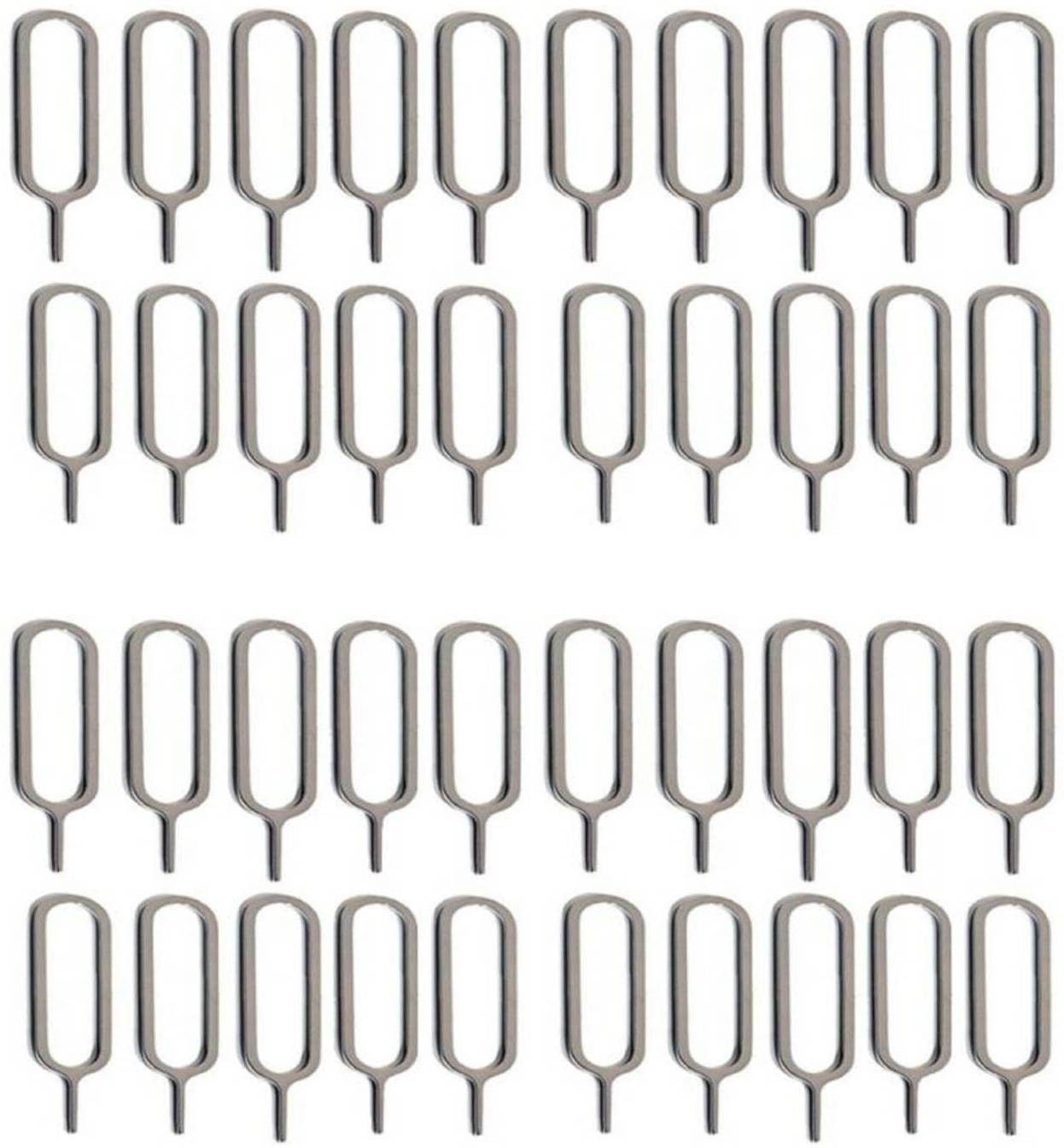 BBS PRO ( 40 pcs ) Sim Card Tray Pin Eject Removal Tool Needle Opener Ejector Sim Adapter (Steel) Sim Adapter-image-15