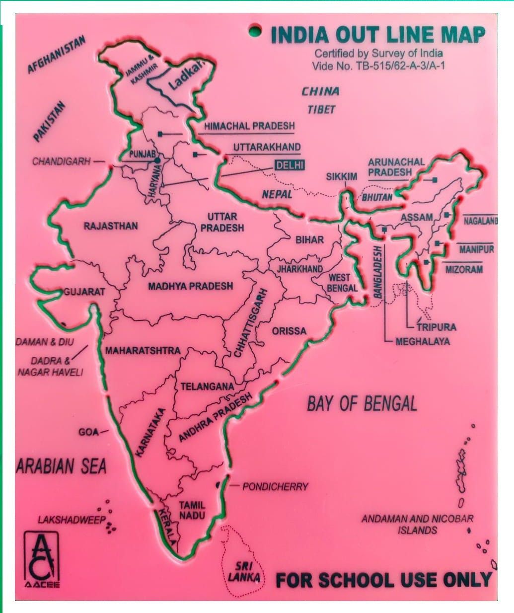 INDIA MAP STENCIL Stencil-image-30