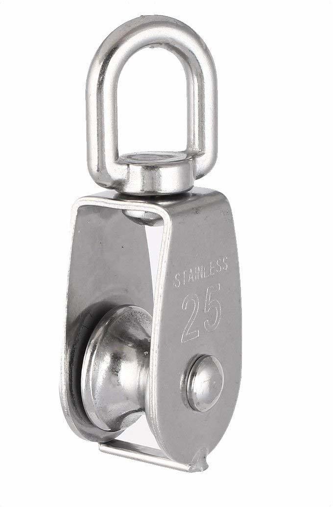 Stainless Steel Single Wheel Block Climbing Pulley - M25 Climbing Pulley-image-44
