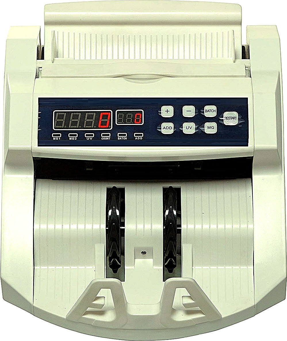 Drop2Kart Bank-Grade LED CashCounter with UV/MG1/MG2 FakeNote Detection, Supports All Old & New Indian Currency Note Counting Machine image 1