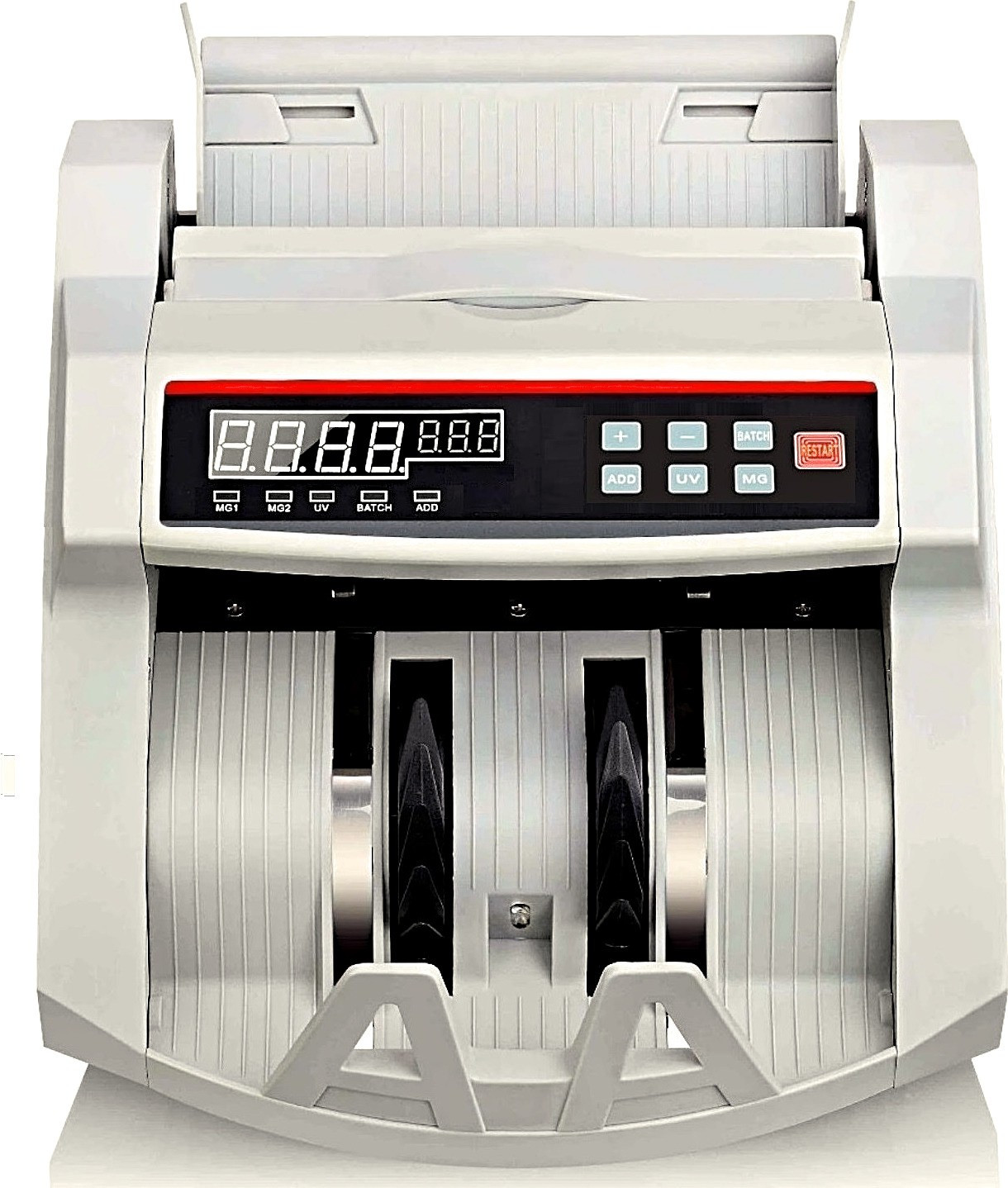 Drop2Kart Cash Counter with Dual LED Display & Dual MG and UV Sensor, Fast Counts All Old & Latest INR Note Counting Machine image 1