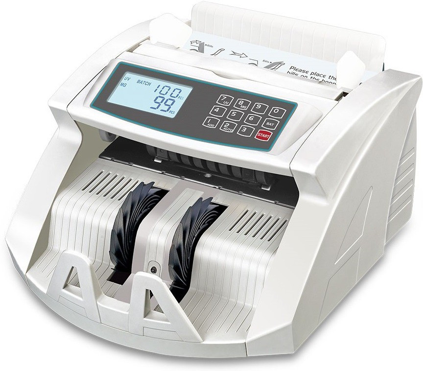 Drop2Kart LCD Bill Counter with UV/MG Note Sensor, Counts All Old & Latest Indian Currency with External LED Display Note Counting Machine image 1